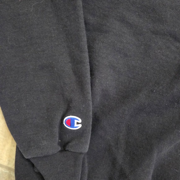 Champion Utah Utes Hoodie Black Red U Logo Athletic Pullover Men's L - Picture 6 of 7